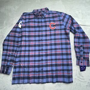 Chicago Cubs - Flannel Shirt Size XL Plaid SGA Stadium Giveaway April 2025 NEW!